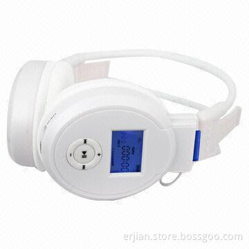 Headphones with Built-in FM Radio, OEM/ODM Orders Welcomed